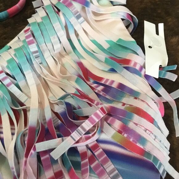 L*Space Mirage Audrey Fringe‎ Halter Top NWT - Picture 6 of 6